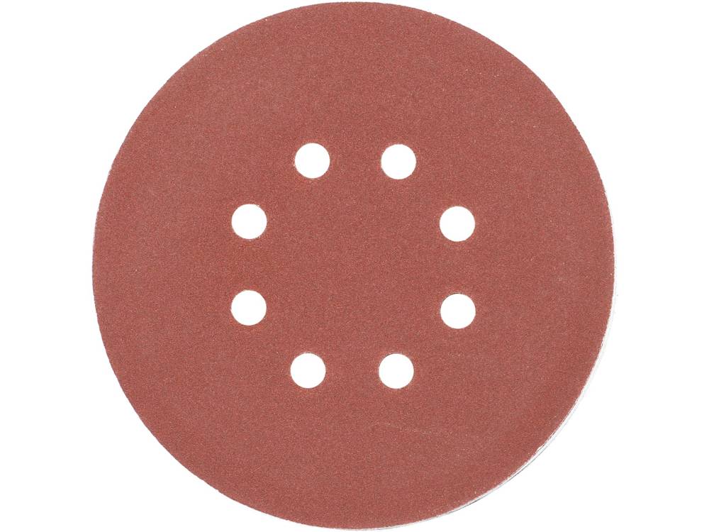 Šlifavimo popierius {velcro) | 8 skylės | 150 mm / P150 | 50 vnt. (YT-834596)
