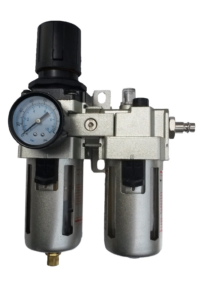 Drėgmės surinkėjas ,reguliatorius su manometru ir tepaline 1/2" (LG-14)