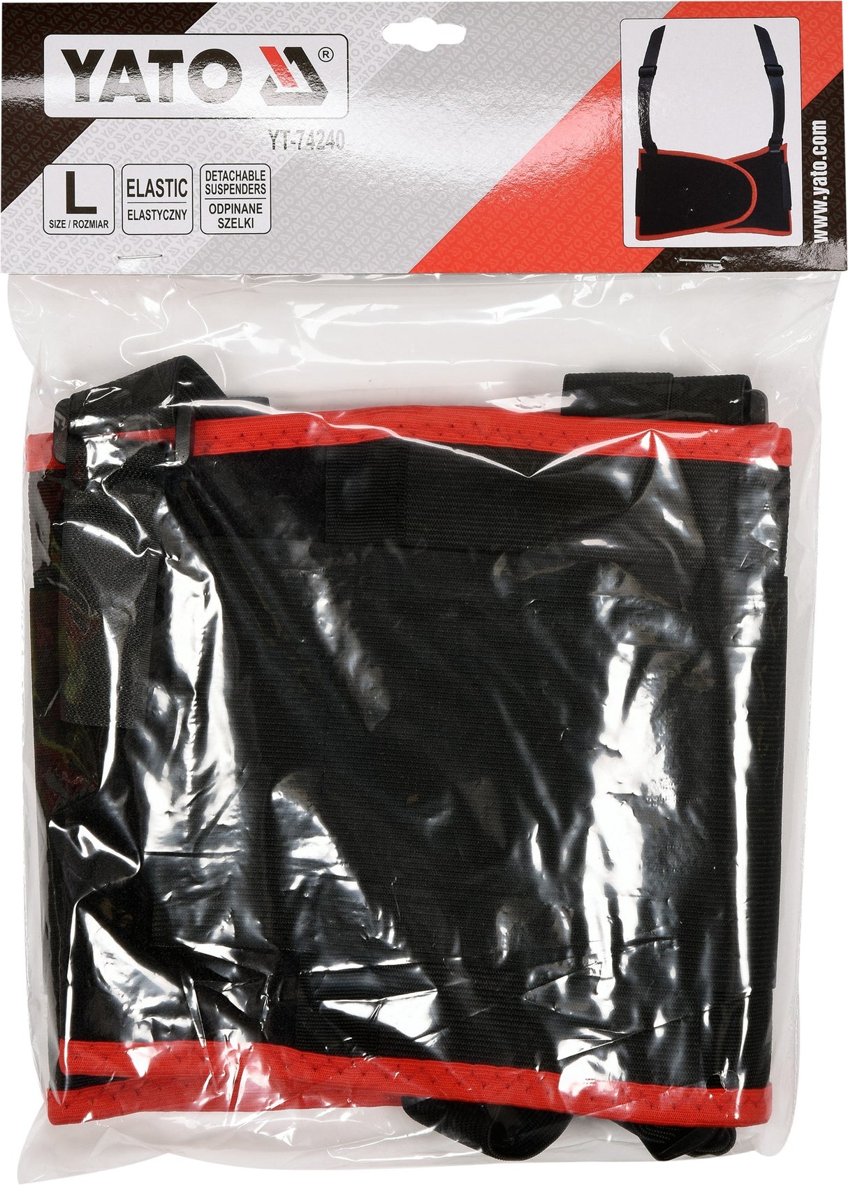 Apsauginis juosmens diržas su petnešom | L dydis (YT-74240)