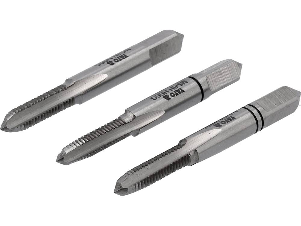 Sriegikliai 3vnt.M5x0,8, HSS/M2 (YT-2932)