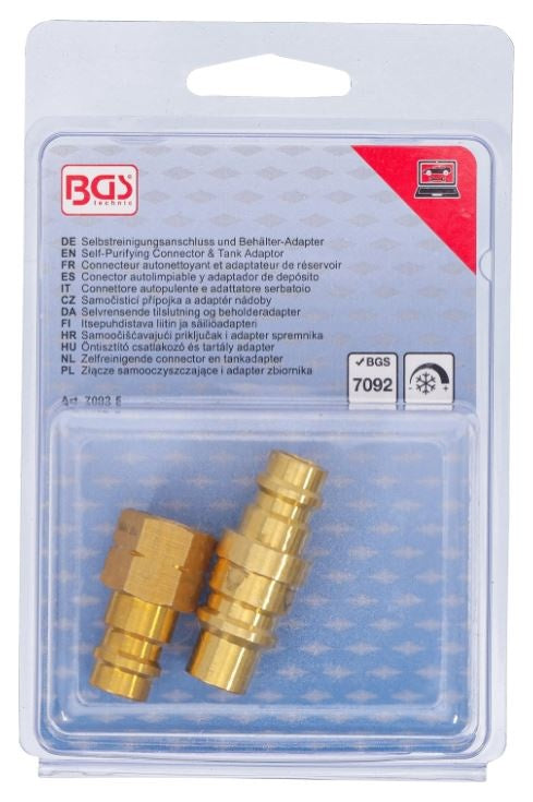 Šaltnešio valymo jungtis ir bako adapteris BGS įrenginiui 7092 (7092-5)