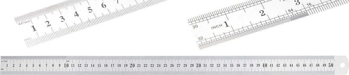 Liniuotė plieninė | lanksti | nerūdijantis plienas | 0,5 m (50889)