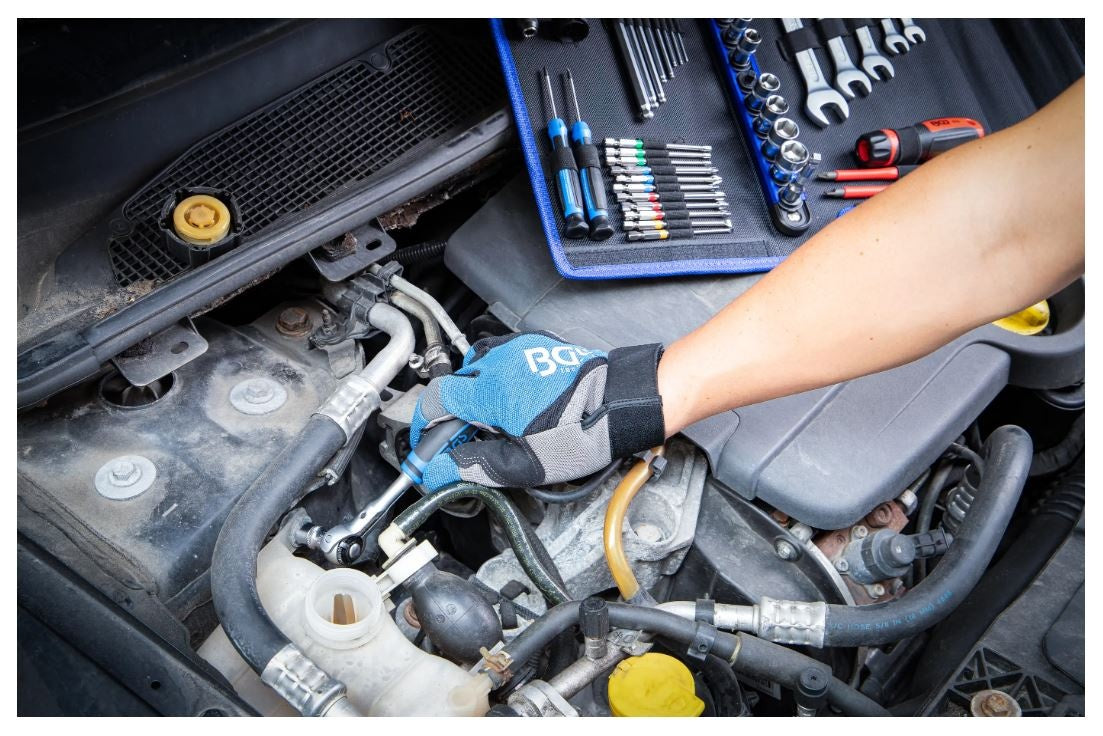 Universalus įrankių rinkinys namams praktiškame dėkle | 43 dalių (7106)