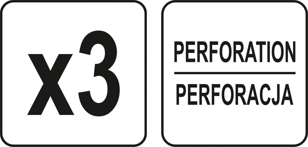 Šlifavimo diskas perforuotas | veliūras | šlifavimas be dulkių | 225 mm / P120 | 3 vnt. (YT-84603)