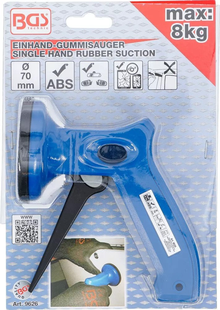 Rankinis guminis prisisiurbiantis kėliklis | ABS | Ø 70 mm (9626)