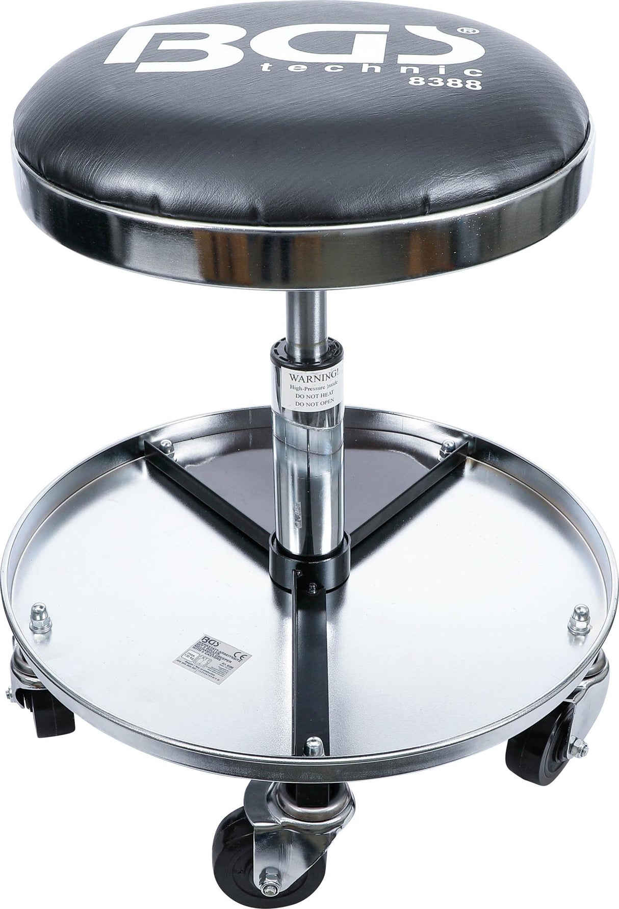 Mechaninė / pneumatinė kėdutė su 5 ratukais | Ø 360 mm (8388)