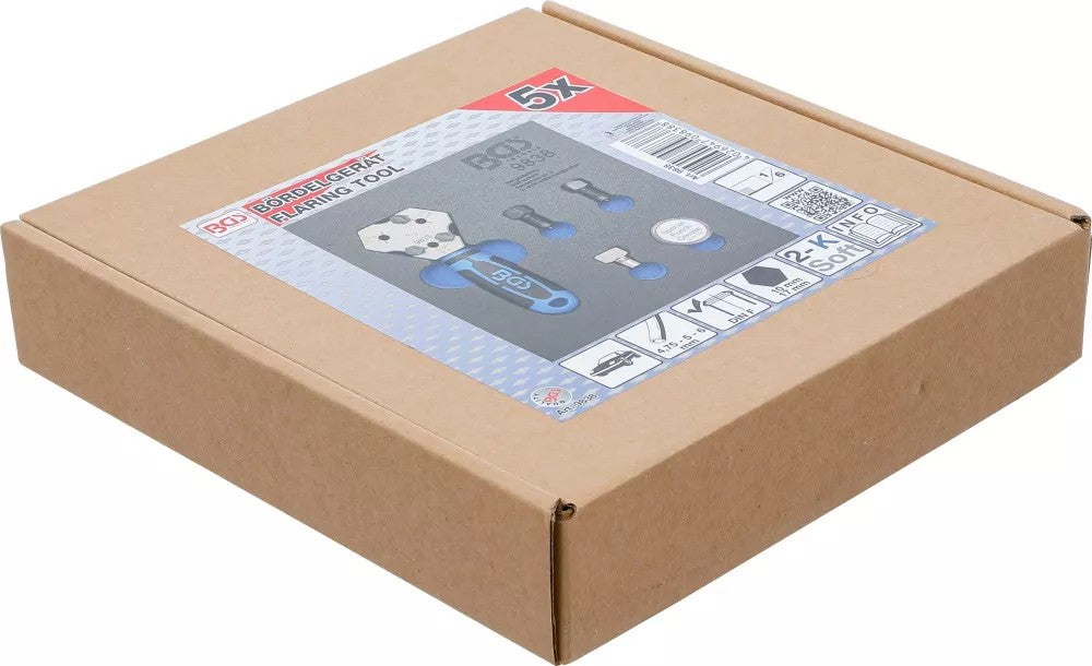 Vamzdelių valcavimo įrankis | SAE | DIN 4.75 / 5 / 6 mm (9838)