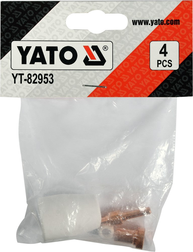 Atsarginių aksesuarų rinkinys plazminiam pjovikliui YT-82952, 4 vnt. (YT-82953)