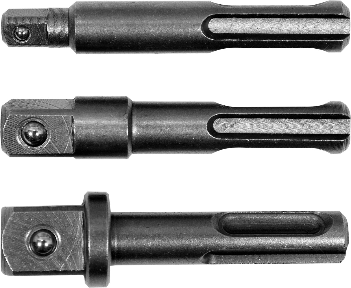 Набор адаптеров | SDS - внешние квадраты 6,3 mm (1/4"), 10 mm (3/8"), 12,5 mm (1/2") | 3 шт.