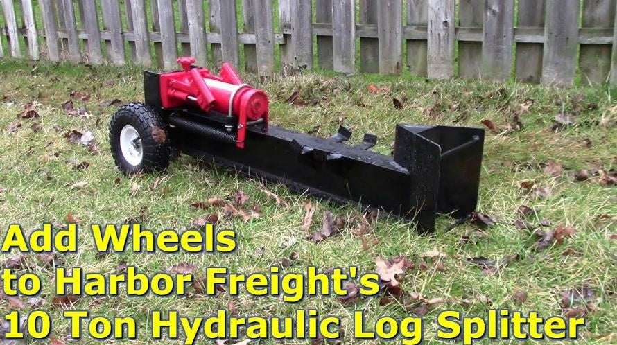 Malkų skaldyklė su pripučiamais ratais mobili | hidraulinė | 10 t (LS08)