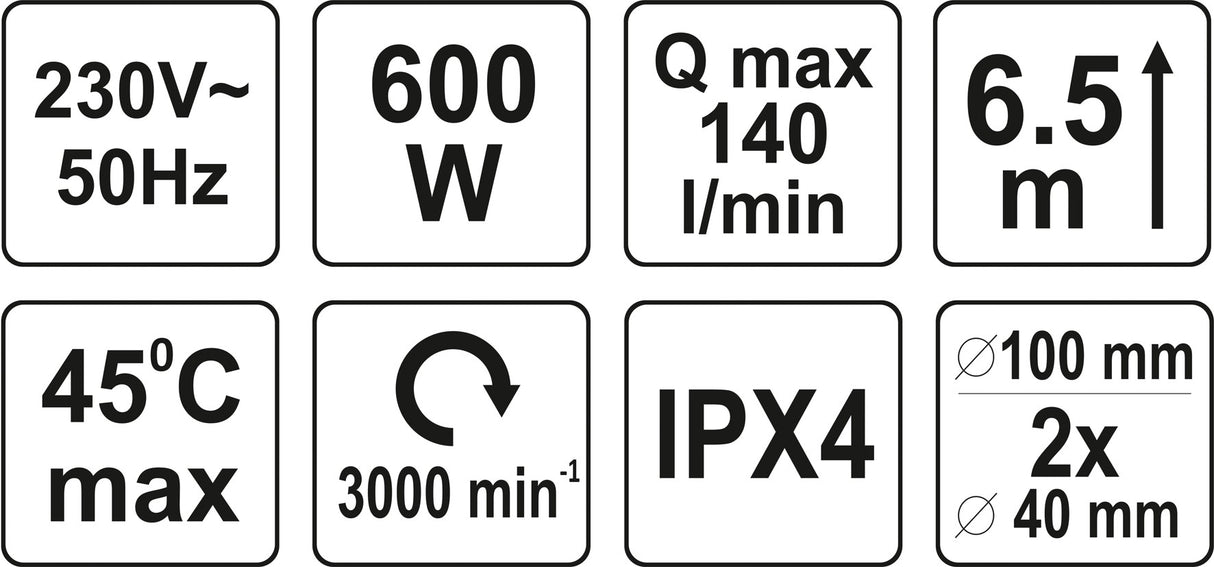 Nuotekų pompa / siurblys tualetui | 600W (75951)