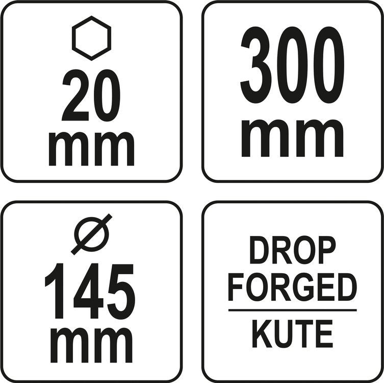 Spyruoklių suspaudėjai | Mercedes | 300 mm (YT-25472)