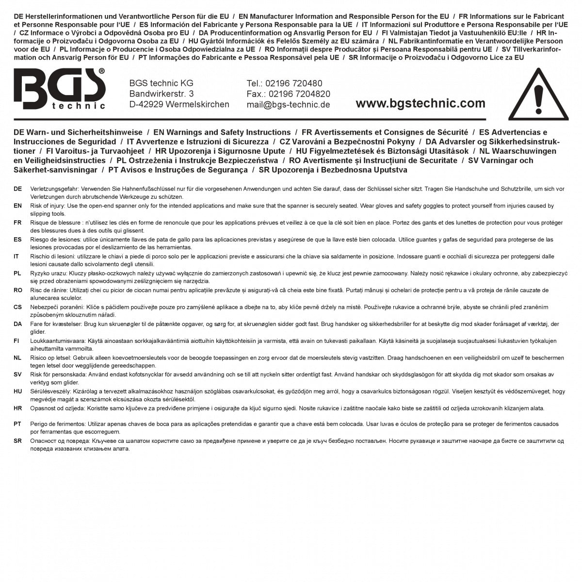 Įrankių dėklas 3/3: šoniniai raktai | | 10 mm (3/8"), 12.5 mm (1/2"), 20 mm (3/4") Drive | 10 - 50 mm | 32 vnt (74716)