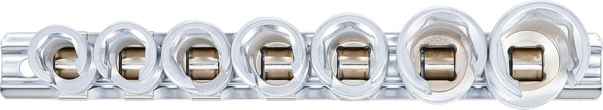 Specializuotų galvučių rinkinys su išpjova | 10 mm (3/8") | 10 - 19 mm | 6 vnt. (1105)