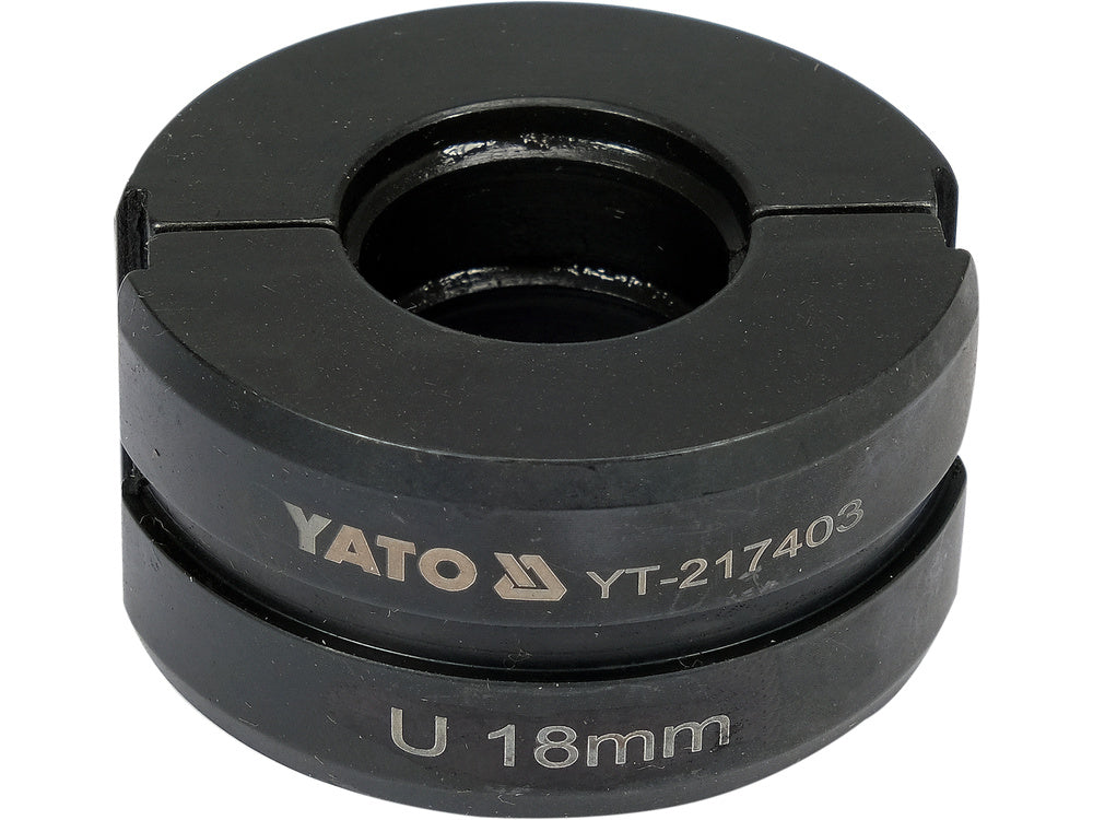 Indėklas matrica U 18 mm presavimo replėms YT-21735 (YT-217403)