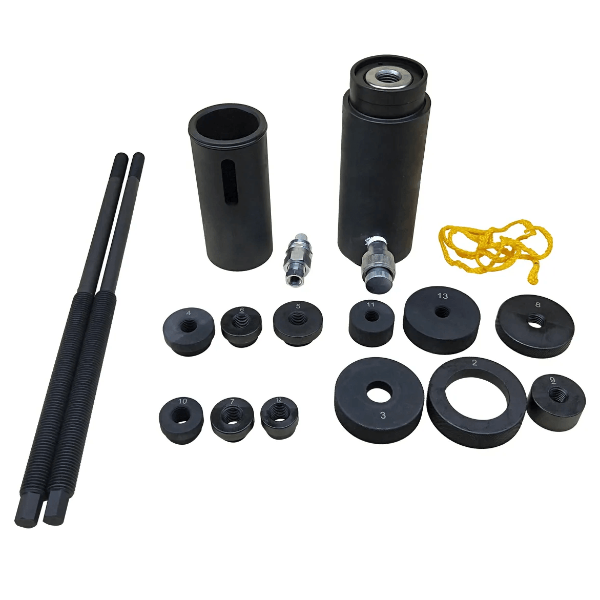 Lingių kaiščio įvorės ištraukimo / montavimo rinkinys | hidraulinis | sunkvežimiams (TSB18S)