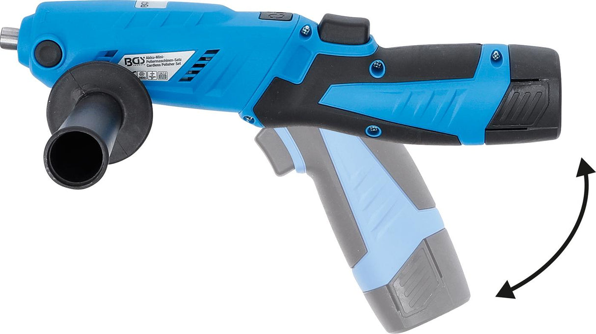 Akumuliatorinis poliruoklis | su rinkiniu | max. 2800 rpm | 12 V | 1500 mAh (9294)