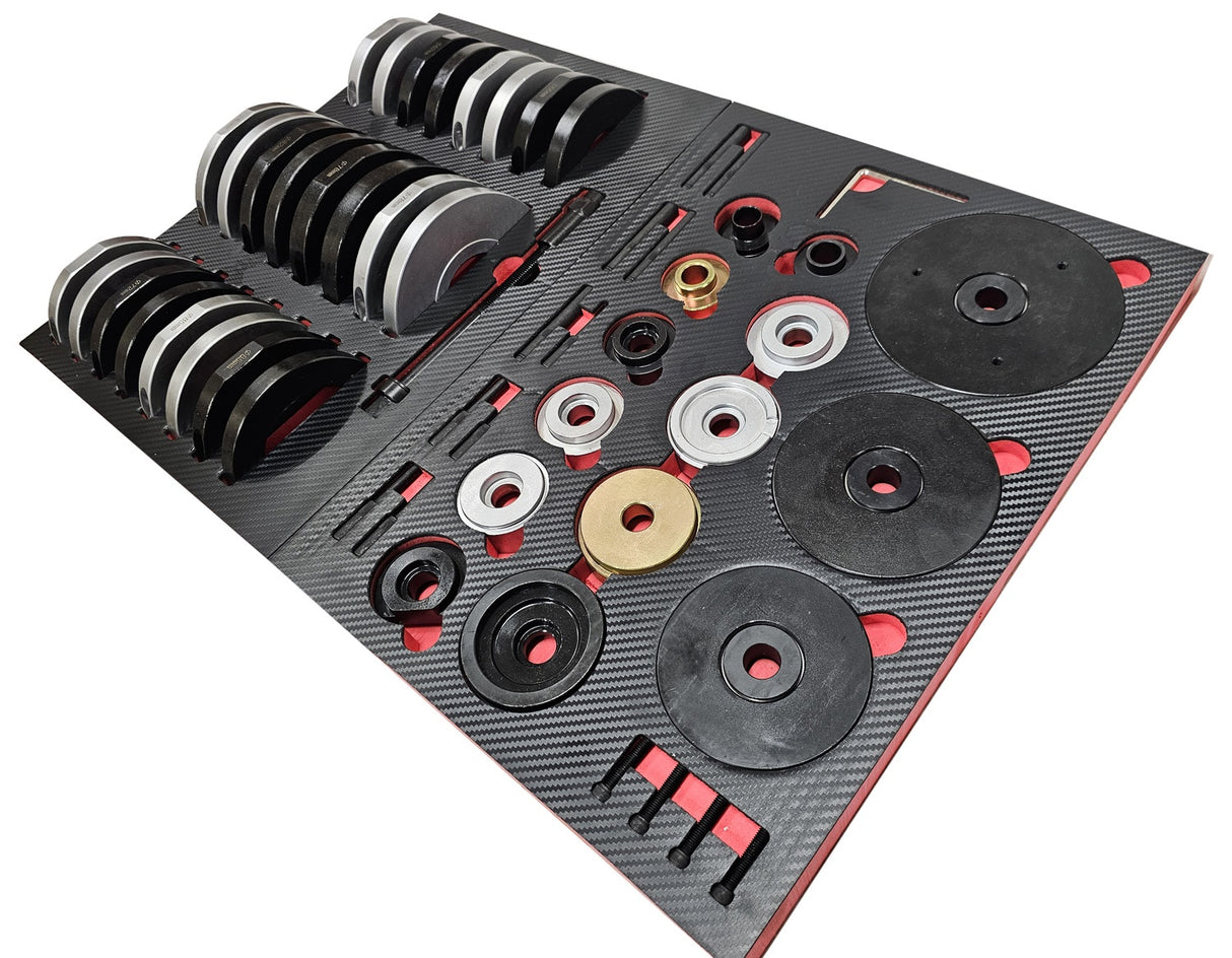 Rato guolių įrankių komplektas | GEN2 | rato guolių stebulės 62/66/72/78/82/85 mm (SK1354-100)