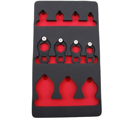 Peteliškės tipo raktų komplektas 4vnt, 17-24 mm (1381)