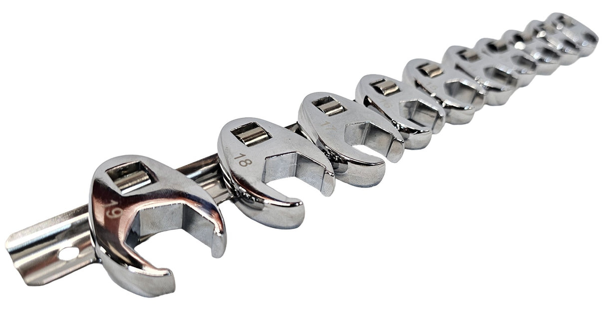 Šoninių raktų rinkinys | 10 mm (3/8") | 10 - 19 mm | 10 vnt. (SK3921)