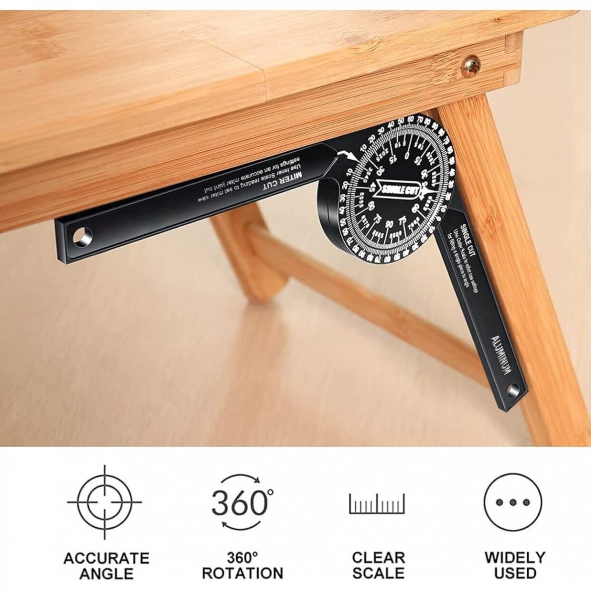 Kampų matuoklis daugiafunkcinis | mechaninis | 175 mm (MSP7)