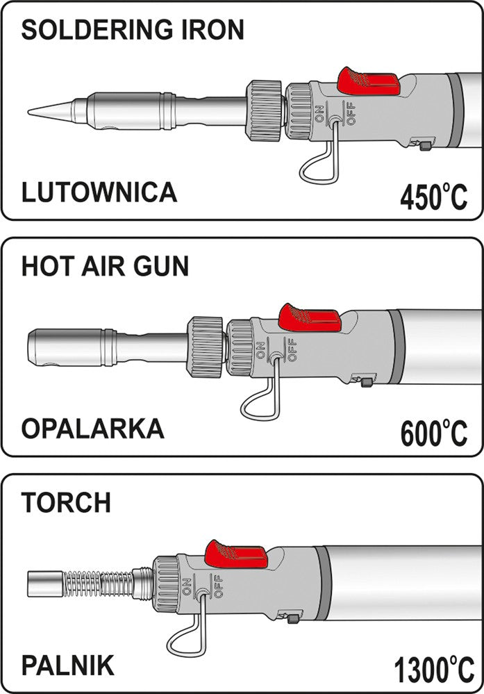 Dujinis kaitintuvas | 25-80W | 1300°C (73410)