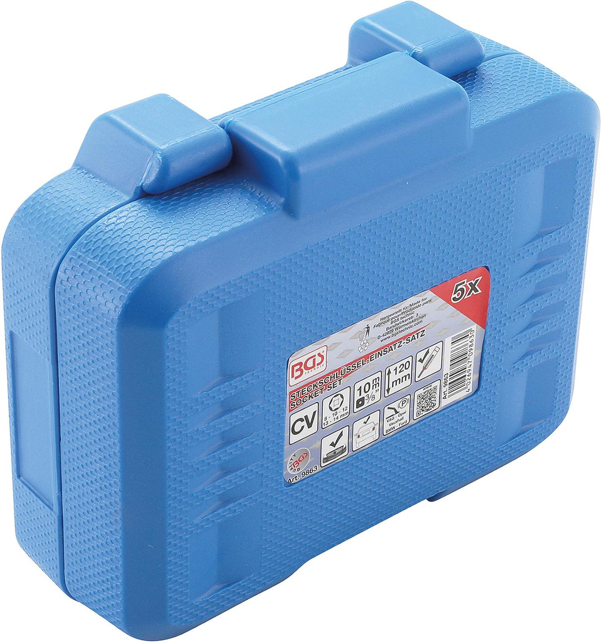 Galvučių rinkinys | Ypač ilgos | bamperiai/galiniai žibintai/durų vyriai | 10 mm (3/8") | SW 8 - 14 mm | 5 vnt. (9863)