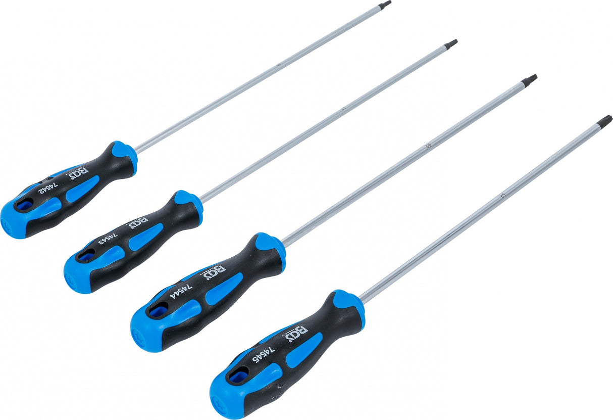 Atsuktuvų rinkinys | ypač ilgi | T-Star (Torx) | T15 - T30 | 4 vnt. (74541B)