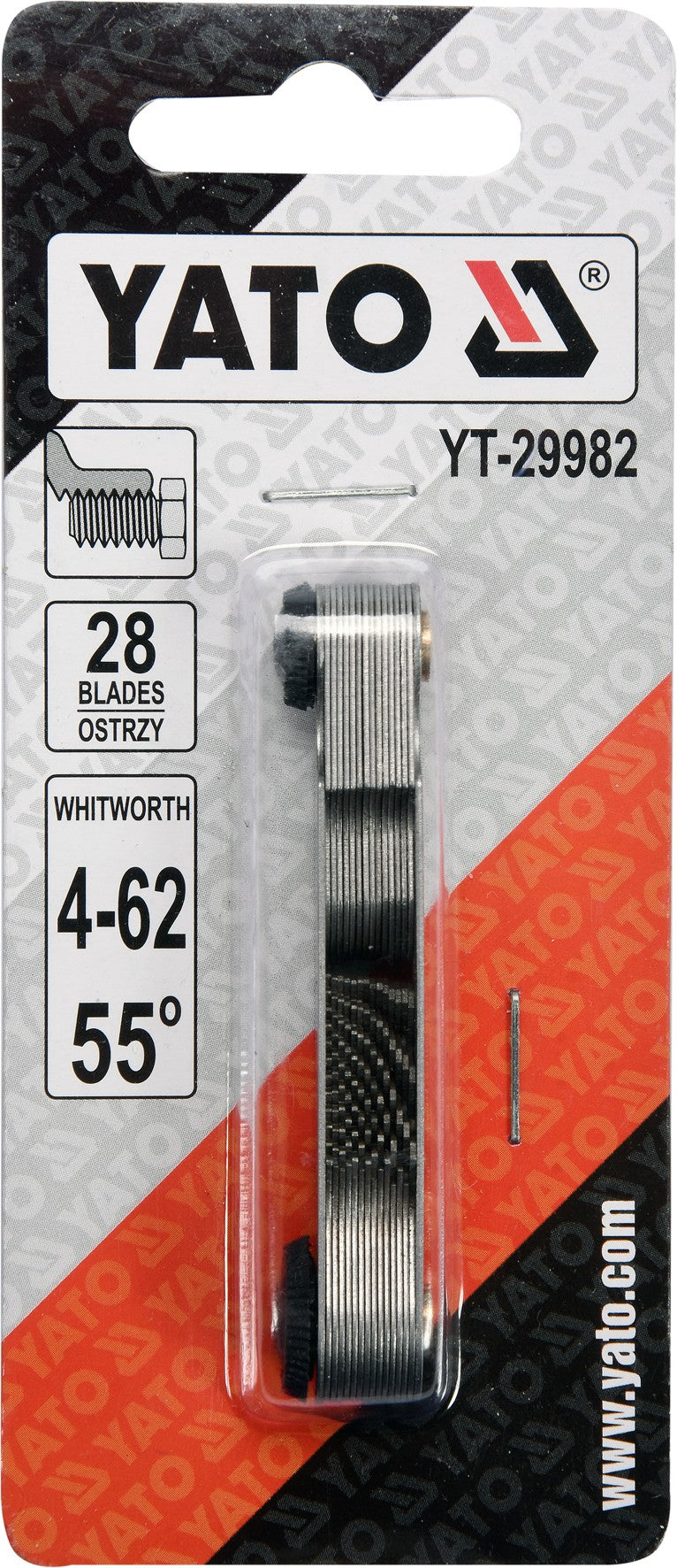 Sriegio matuoklis | 28 lapelių | 4 - 62 | colinis (YT-29982)