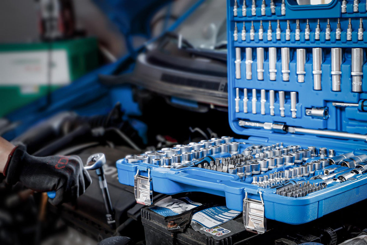 Galvučių rinkinys | 6.3 mm (1/4") / 10 mm (3/8") / 12,5 mm (1/2") | 192 vnt. (2243)