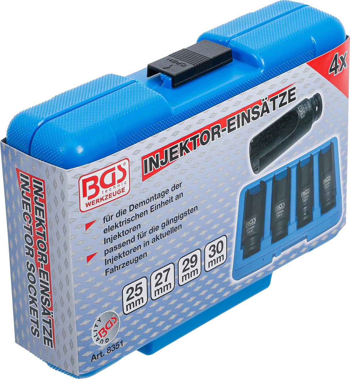 Galvučių rinkinys purkštukams | 4 vnt. (8351)