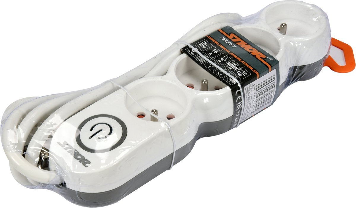 Elektrinis ilgintuvas | 4 lizdai | 1,5 mm2 | 1,5 m (72353)