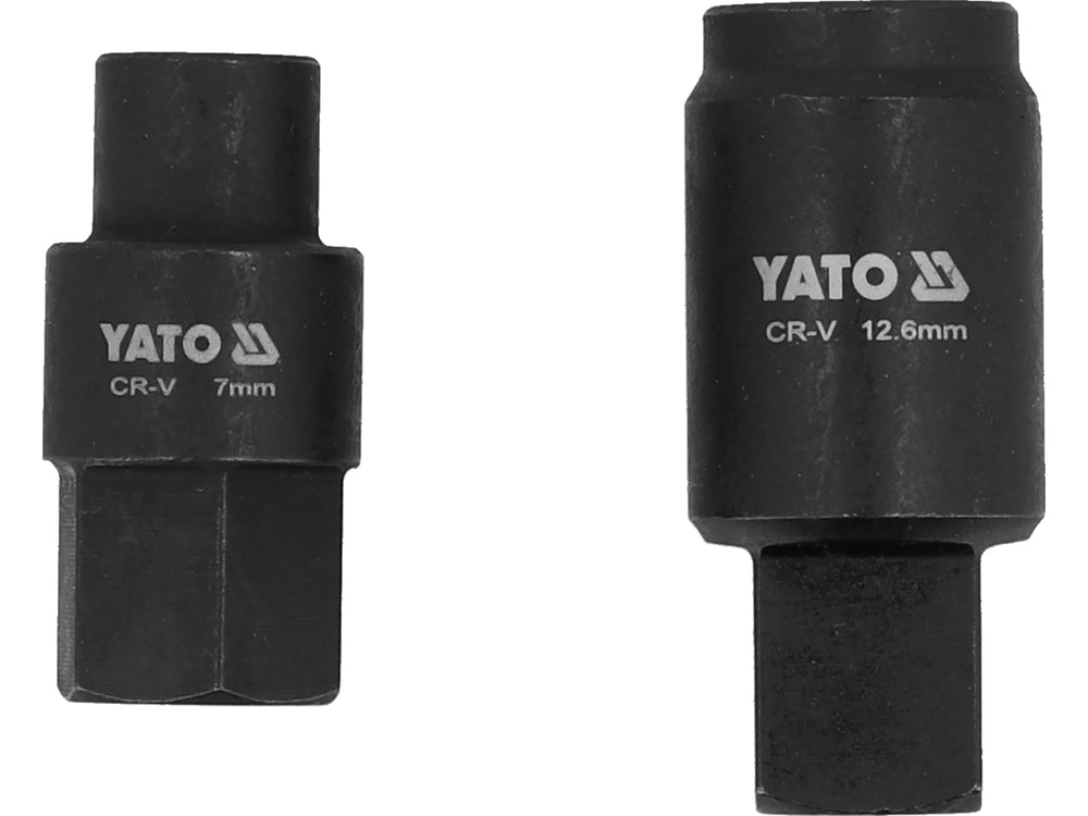 Головки для инжекторных насосов | 2 шт | 7 и 12.6 мм (YT-17524)