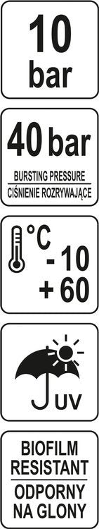 Sodo / laistymo žarna | 5 sluoksnių | 3/4" 15 m (89384)