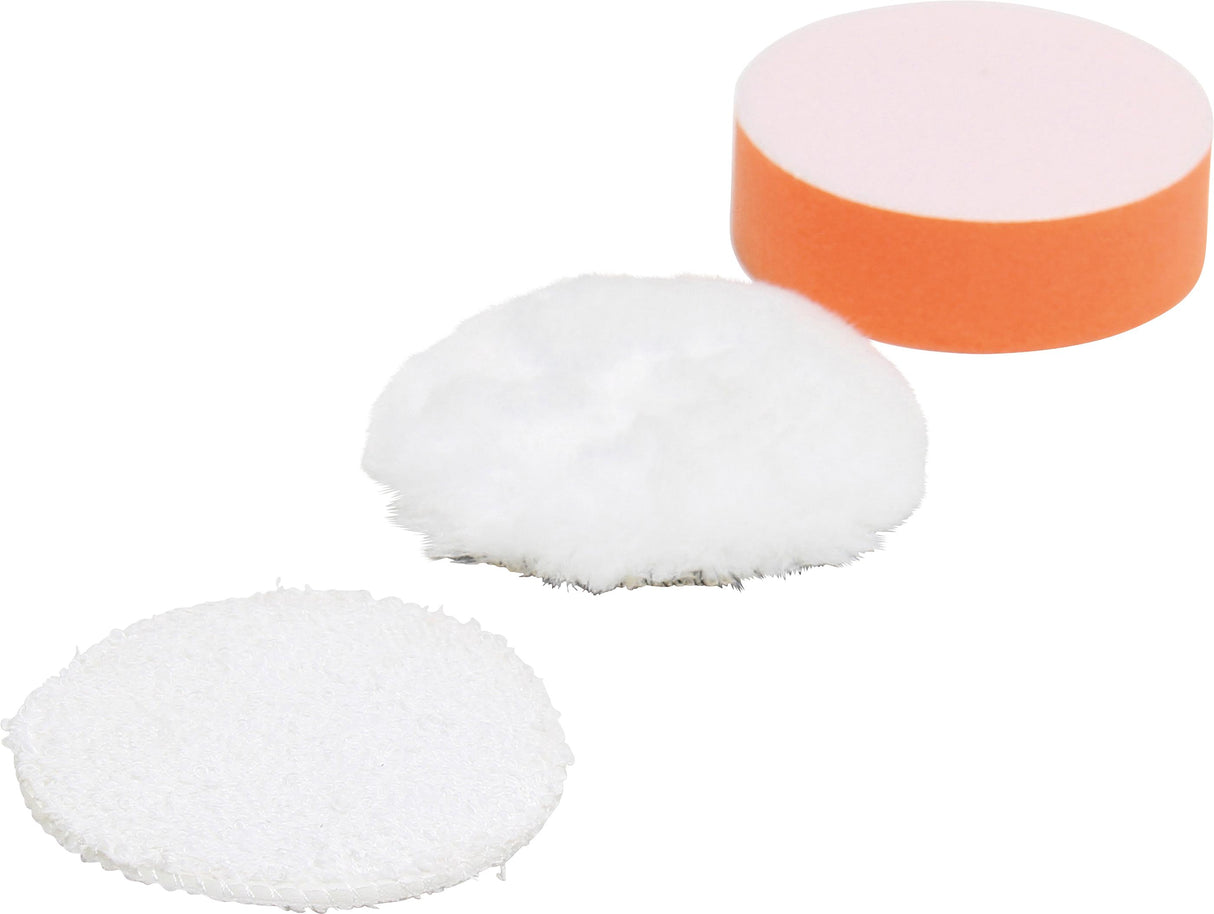 Poliravimo padų rinkinys | Ø 80 mm | 3 vnt. | BGS 9259 (9259-6)