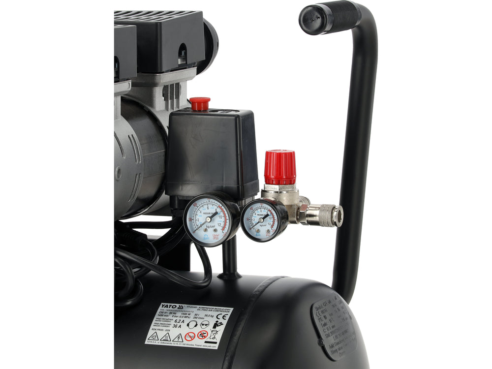Oro kompresorius tylus | betepalinis | 50L/0.8MPA/8BAR/115PSI/ 280l/min | 1500 W (YT-23345)