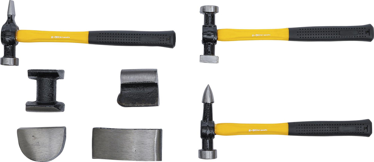 Plaktukų rinkinys su priekalais | 7 vnt.(1670)