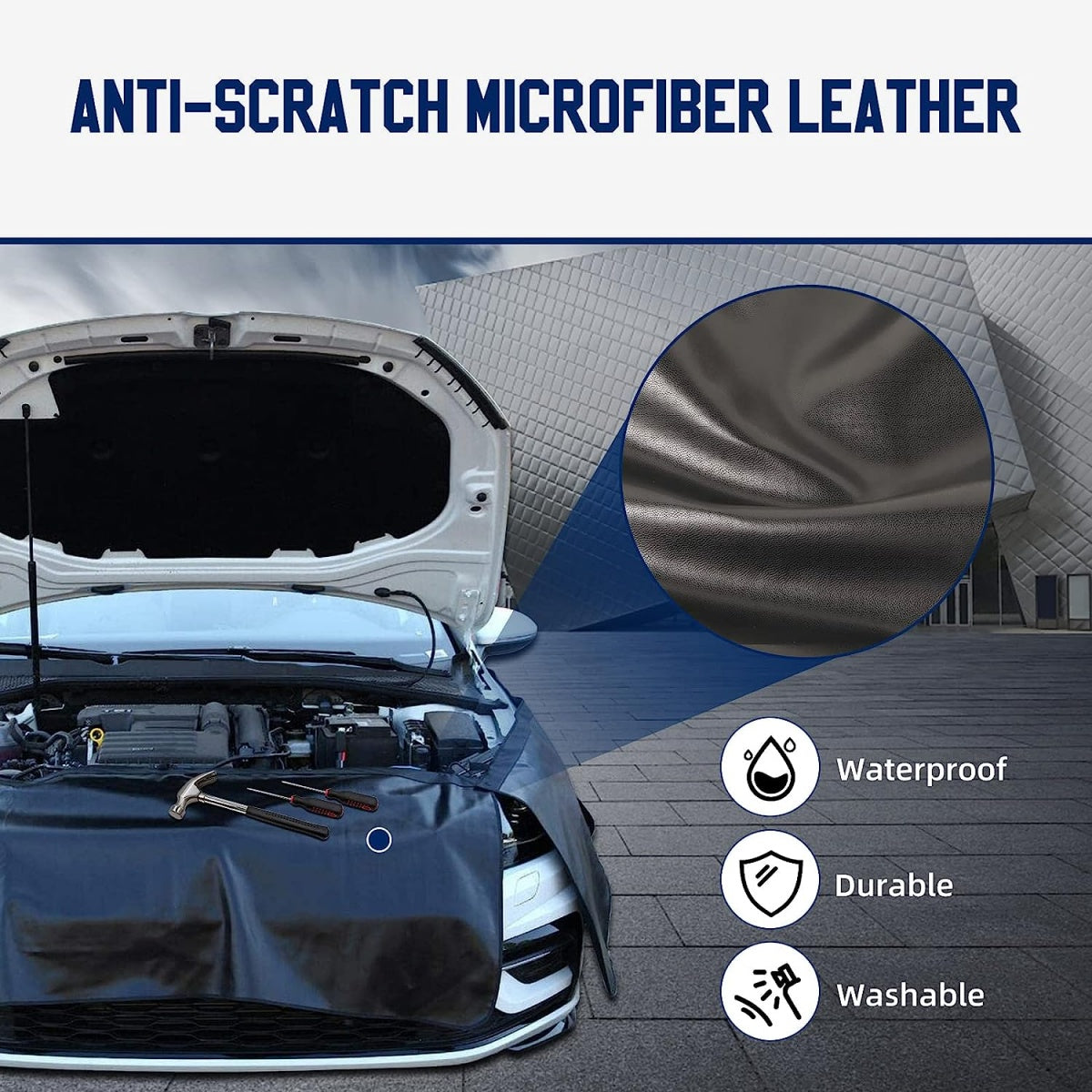 Automobilio sparno apsaugų rinkinys | su kabliukais ir magnetais | 3 vnt (MFP3)