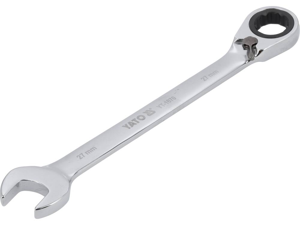 Raktas su terkšle reversinis | 27 mm (YT-1670)