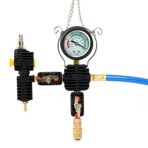 Radiatoriaus slėgio ir aušinimo sistemos testeris | 28 vnt. (SK2112)