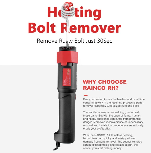 Indukcinis varžtų šildytuvas | su rinkiniu | 220V (N2760)