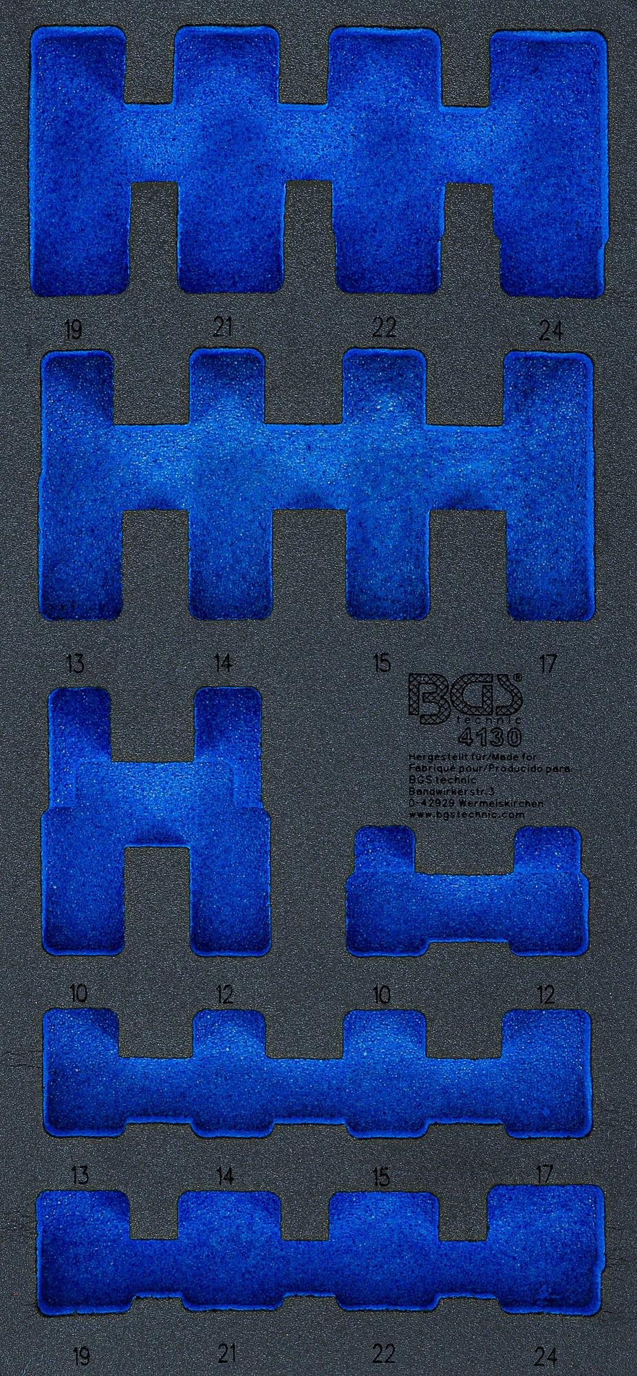 Įrankių dėklas 1/3, tuščias | nuo BGS 4130 (4130-1)