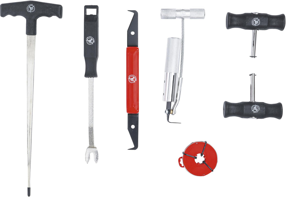 Įrankiai automobilinio stiklo demontavimui | 7 vnt. (60300)