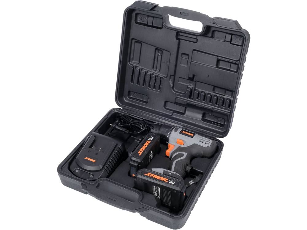 Аккумуляторная дрель-шуруповёрт | 20V | 2Ah x 2 шт.