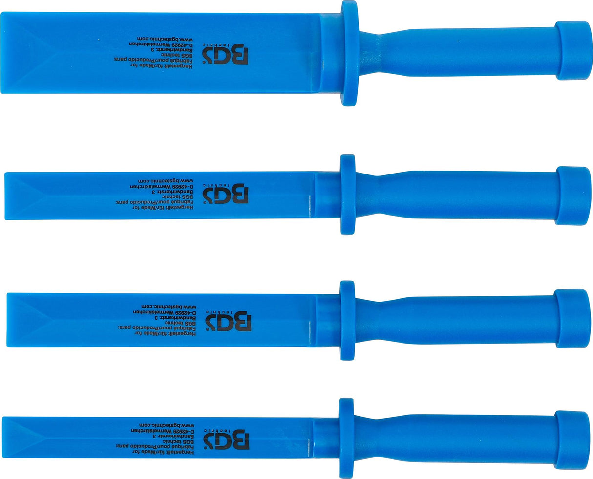 Plastikinių gramdiklių komplektas | 19 - 22 - 25 - 38 mm plotis | 4 vnt. (366)