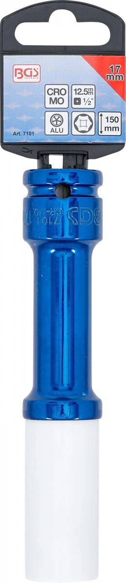 Galvutė ilga smūginė plonasienė | 12,5 mm (1/2") | 17 mm (7101)