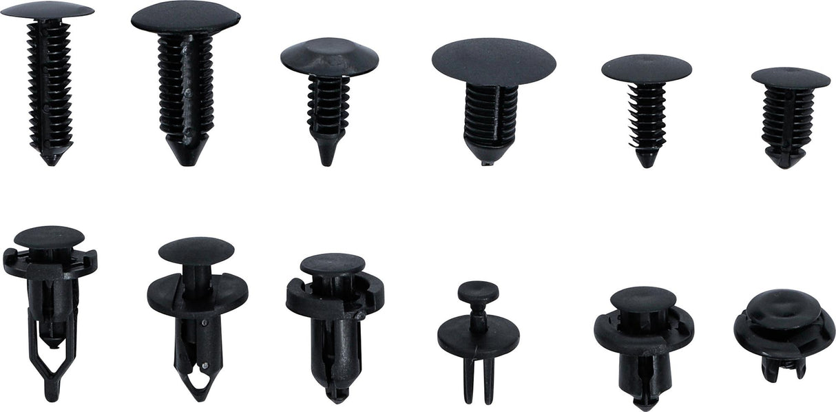 Automobilinių klipsų asortimentas | Universalūs | 192 vnt. (9780)