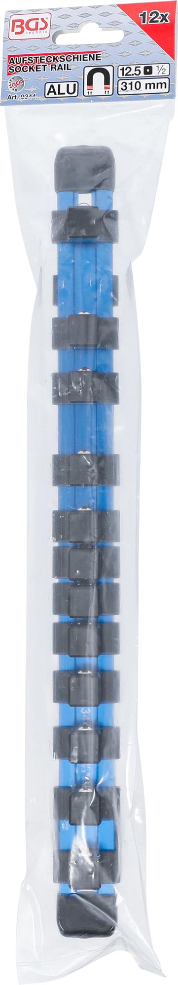 Tvirtinimo juosta 12 auselių | magnetinė | 12,5 mm (1/2") galvutėms (9344)