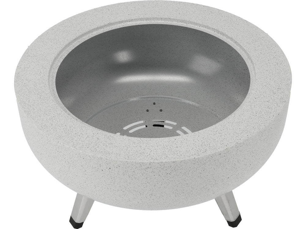 Plieninis židinys su grotelėmis | 3 viename | 43,5 cm (99718)