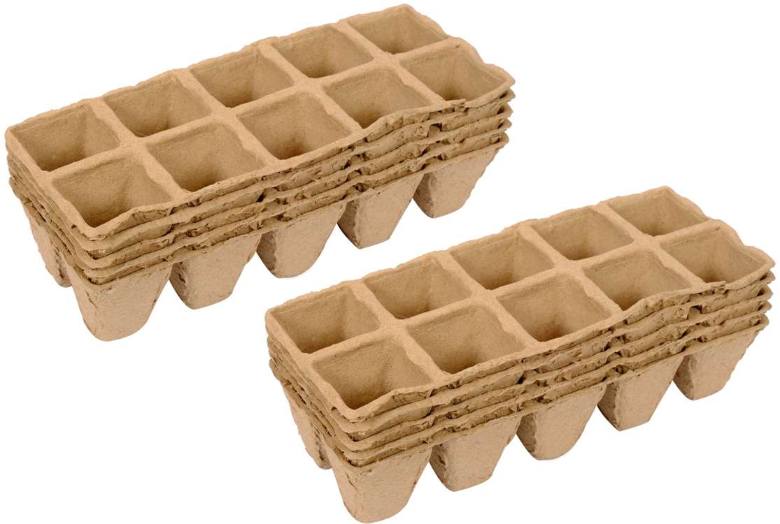 Торфяные горшочки для рассады | экологичные | 10 шт.